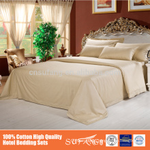 Super quality Hotel Satin Stripe Bed Linen Set Cotton Duvet Cover Set
